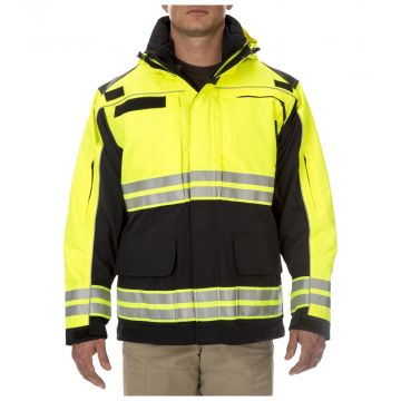 5.11 Responder Hi-Vis Parka Jacket - Dark Navy