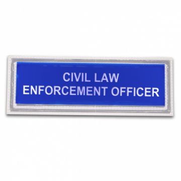 Civil Law Enforcement Badge Small