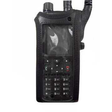 Klickfast Compatible Leather Radio Case for Motorola MTP6550