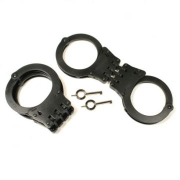 TCH 810B Hinge Standard Handcuffs Black Finish
