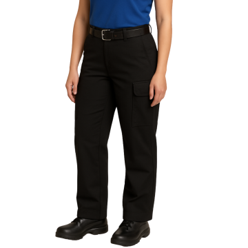 Women's Black Cargo Trousers