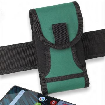 Protec Paramedic Green Klickfast Compatible Smart Phone Pouch
