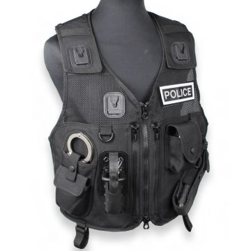 Protec Tactical Vest with Peter Jones CS Spray and BWV Dock