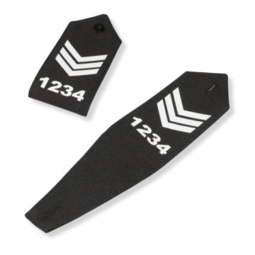Protec Custom Printed Button Style Sergeant Epaulettes