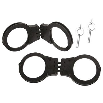 TCH 830B Hinge Superior Black Handcuffs