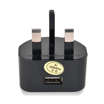 Fast Charge USB Plug Adaptor 100-240V