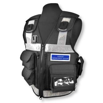 Protec Black One Size Fits All Parking & Civil Enforcement Vest