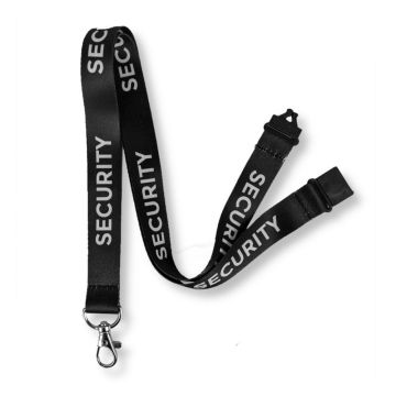 Protec 20mm Black Breakaway ID Security Lanyard