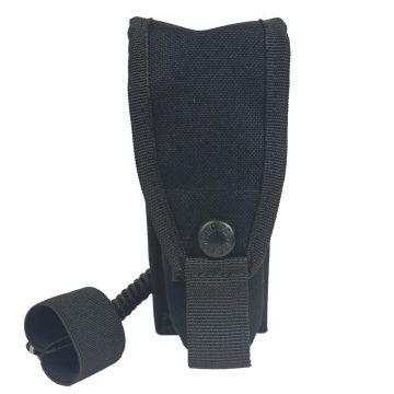 Protec Black MOLLE Modular CS Spray Pouch With Lanyard & Retainer