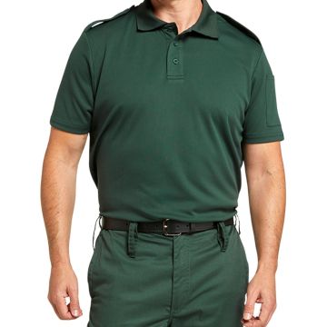 Ambulance Green Uniform Wicking Polo Shirt