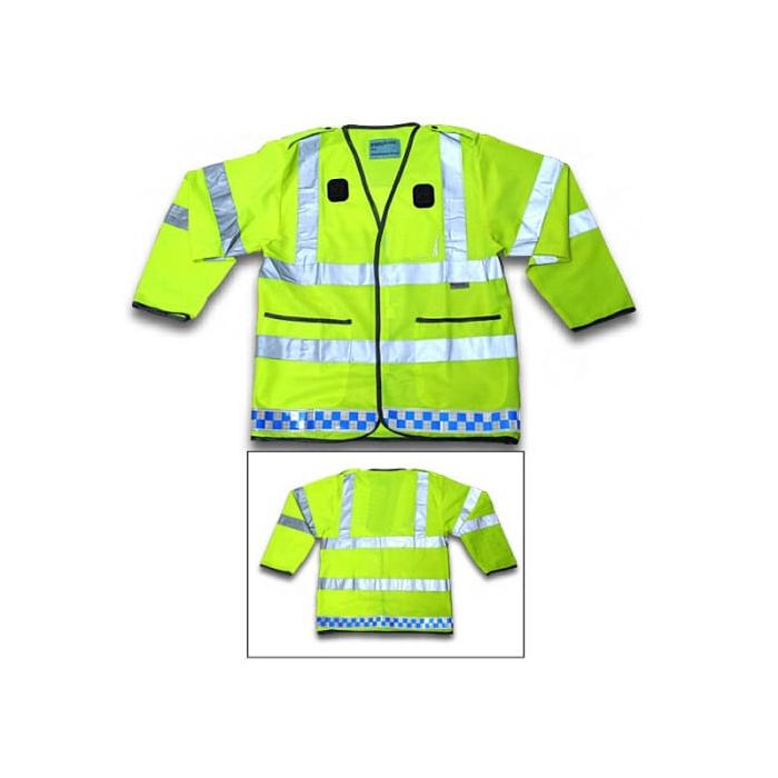 Hi-Vis Class 3 Jacket with Clear Badge Holder