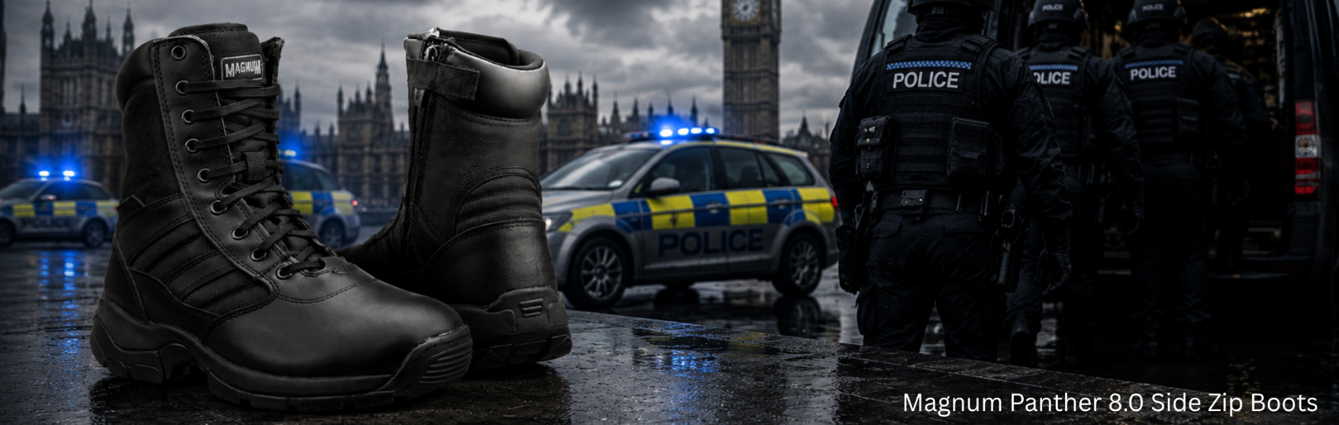 magnum panther boots zip