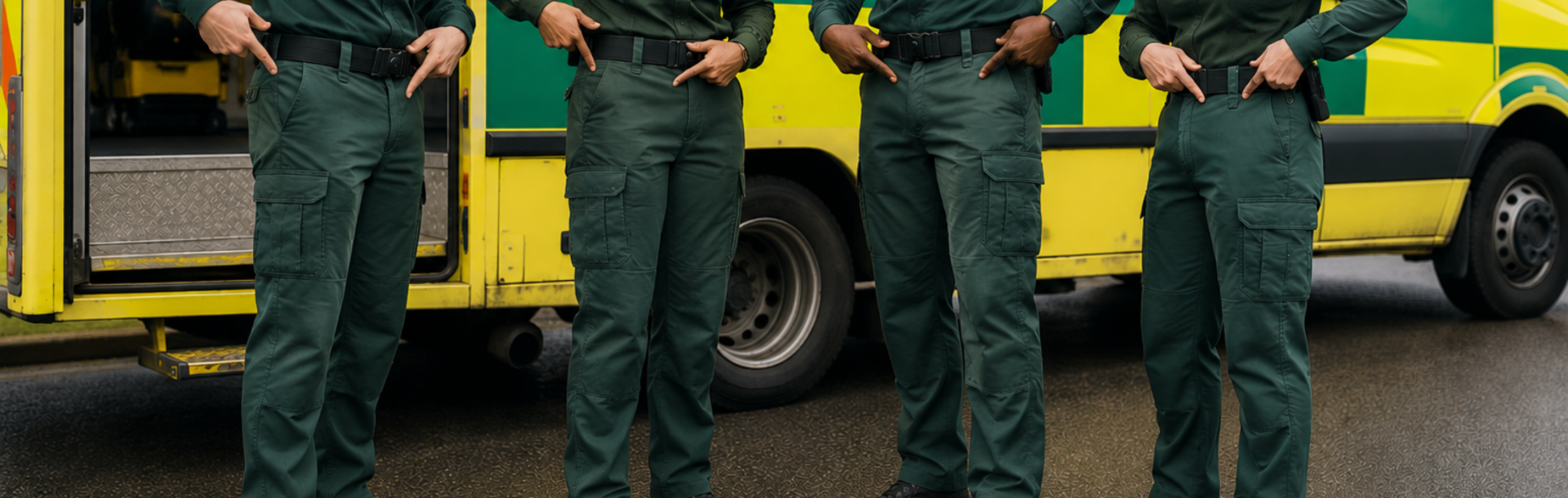 ambulance ripstop trousers green